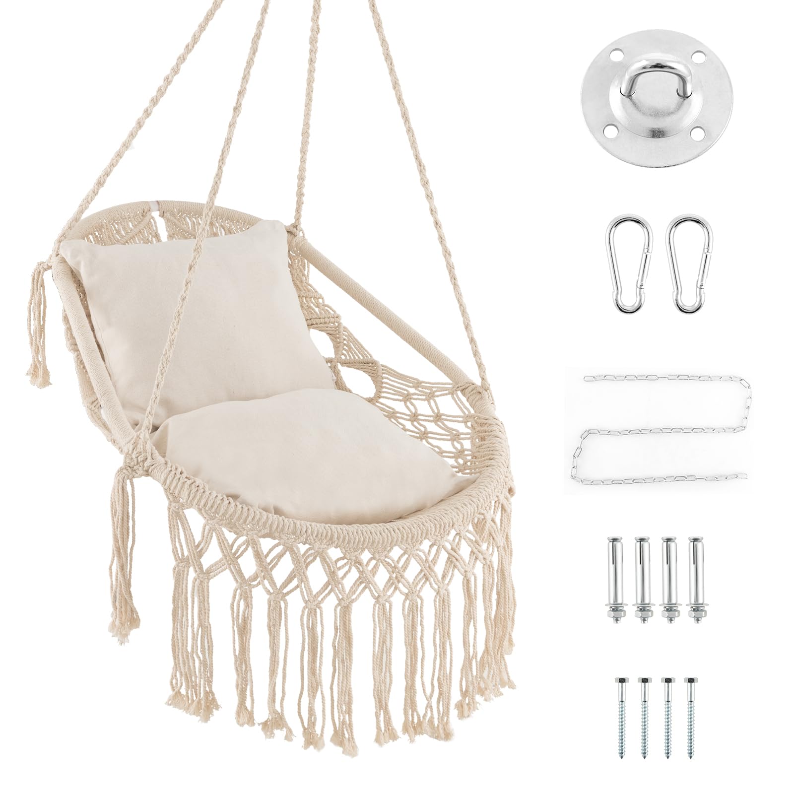 Tangkula Hanging Hammock Chair